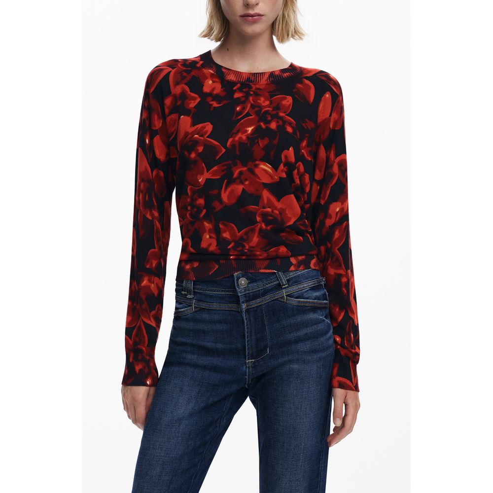 Desigual Black Viscose Women Sweater