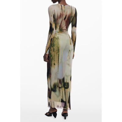 Desigual Green Polyester Women Dress