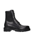 Off-White Black Leather Ankle Boots