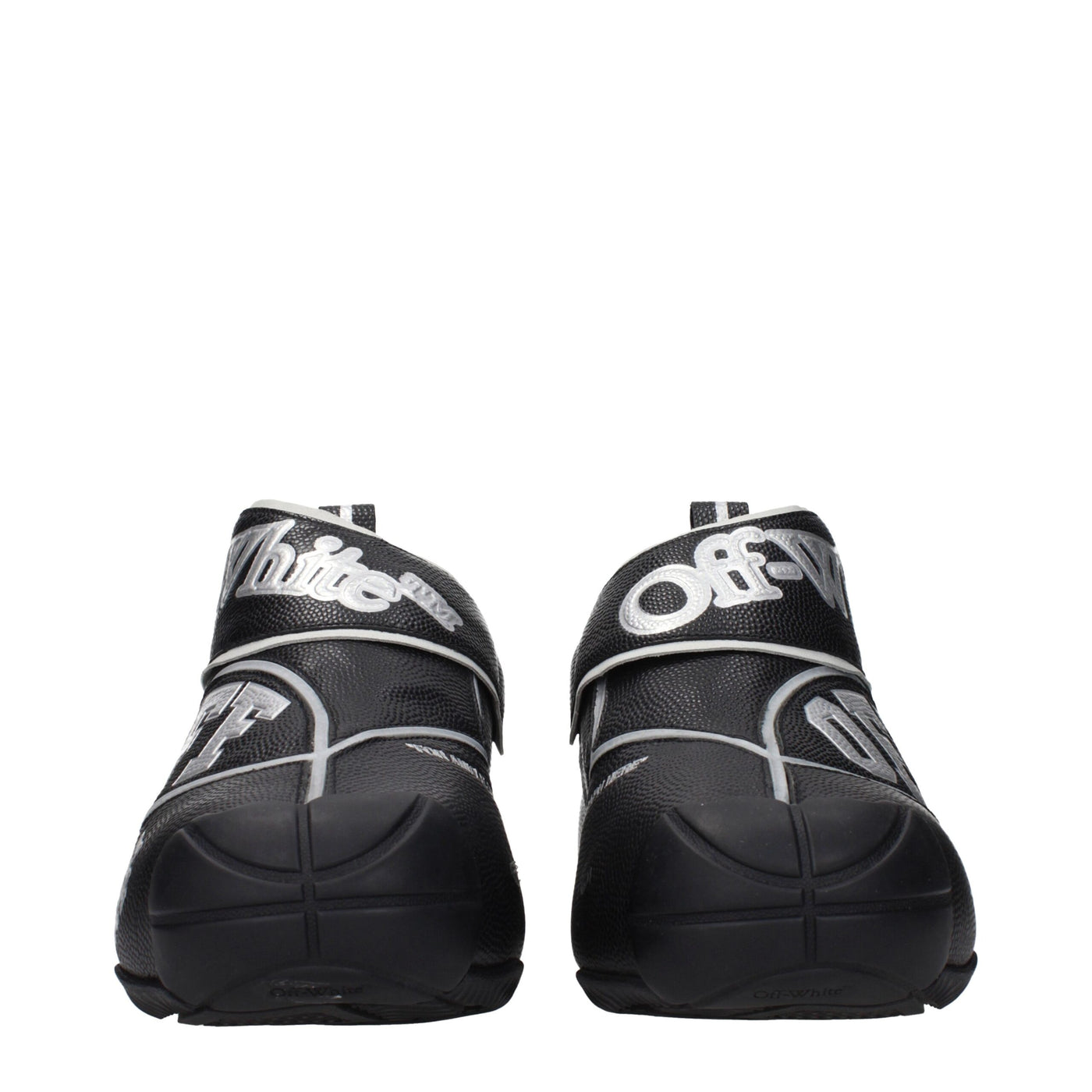 Off-White Black Leather High Top Sneakers