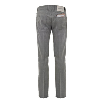Jacob Cohen Gray Wool Casual Pants