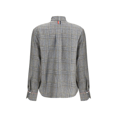 Thom Browne Beige Silk Dress Shirt