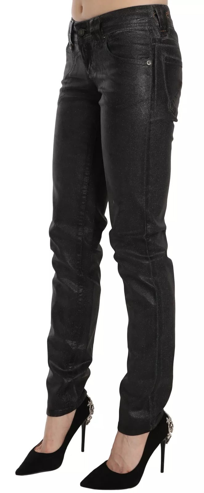 John Galliano Black Washed Low Waist Regular Leg Denim Pants - BrandFit 88