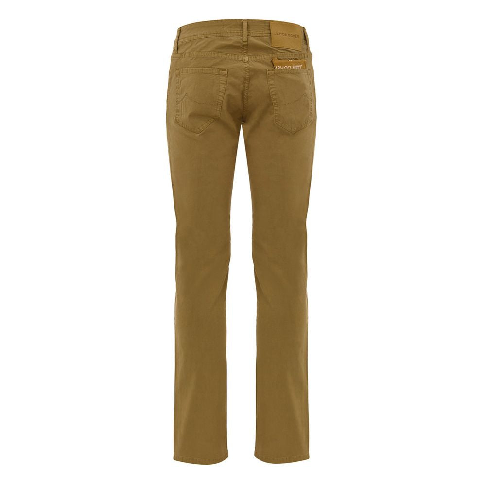 Jacob Cohen Yellow Cotton Skinny Pants - BrandFit 88
