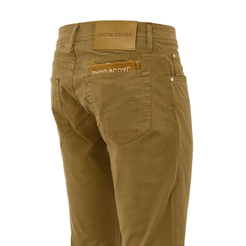 Jacob Cohen Yellow Cotton Skinny Pants - BrandFit 88