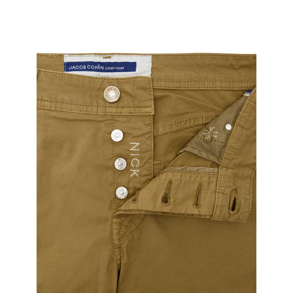 Jacob Cohen Yellow Cotton Skinny Pants - BrandFit 88