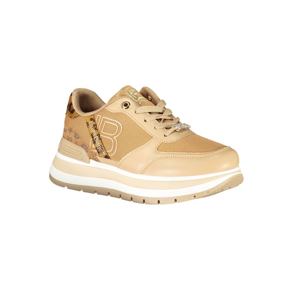 Laura Biagiotti Marrone Polyurethane Women Sneaker