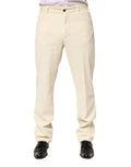 Burberry Beige Corduroy Cotton Straight Men Trouser Pants - BrandFit 88