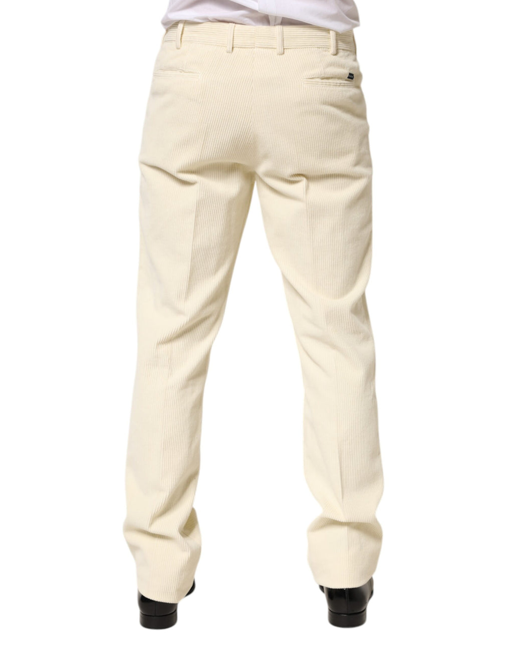 Burberry Beige Corduroy Cotton Straight Men Trouser Pants - BrandFit 88
