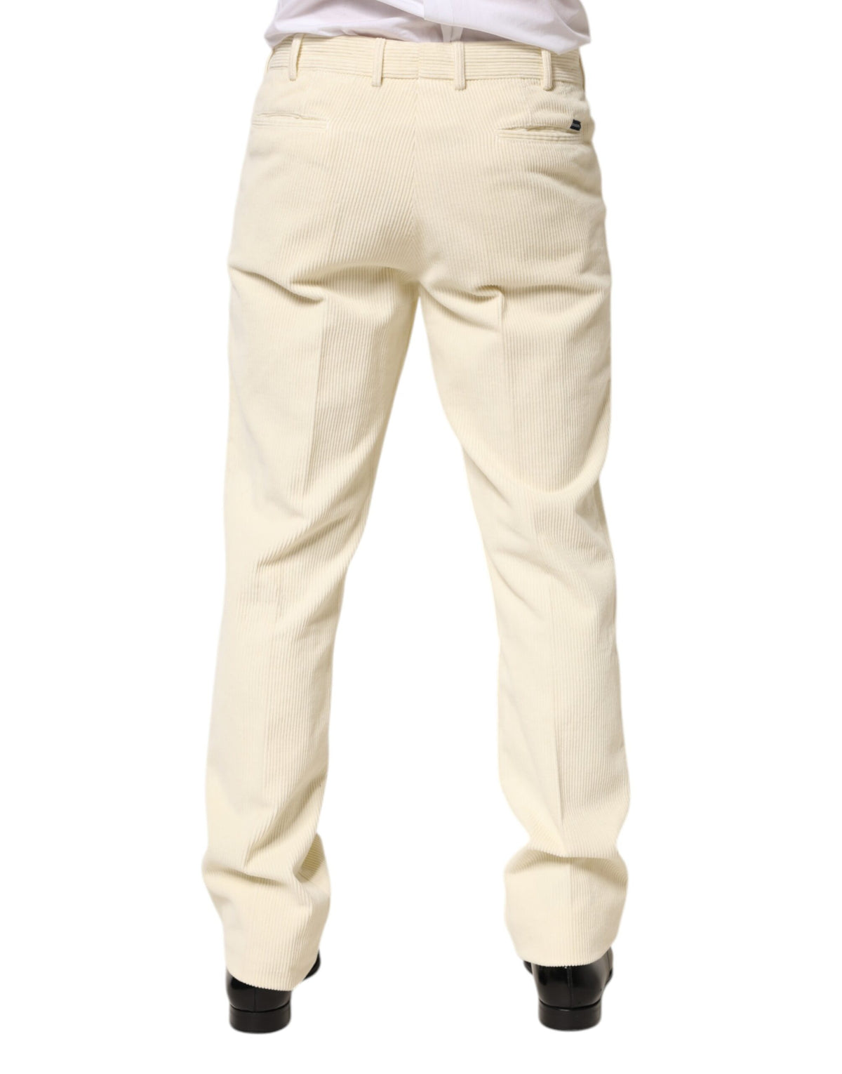 Burberry Beige Corduroy Cotton Straight Men Trouser Pants - BrandFit 88