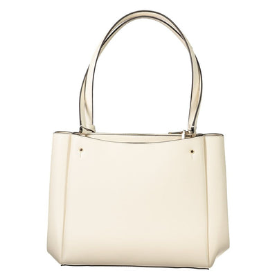 Guess Jeans White Polyethylene Handbag