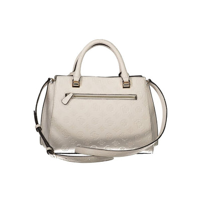 Guess Jeans White Polyethylene Handbag