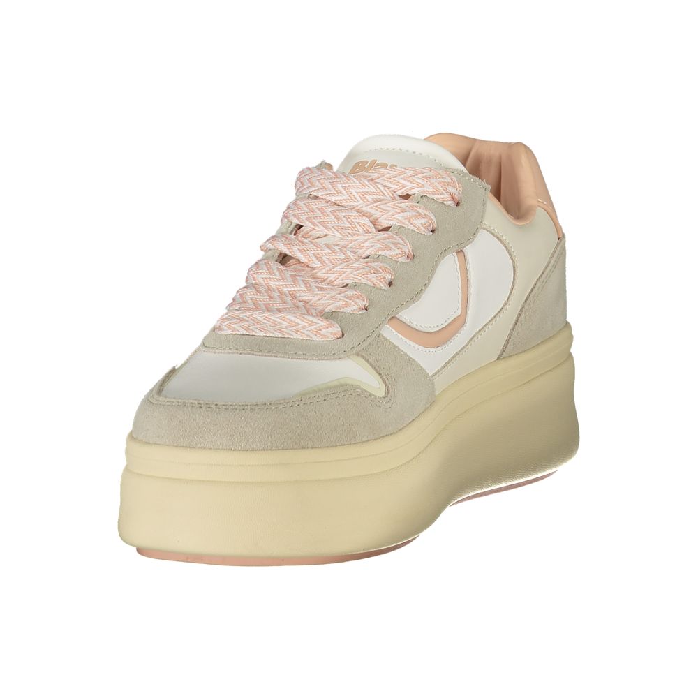 Blauer Bianco Polyurethane Women Sneaker