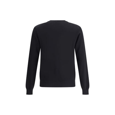 Fendi Black Fleece Wool Sweatshirt