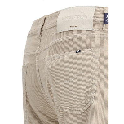 Jacob Cohen Gray Cotton Casual Pants