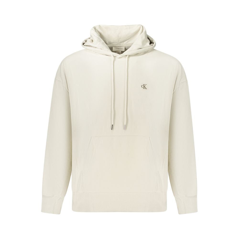 Calvin Klein Beige Cotton Men's Hoodie