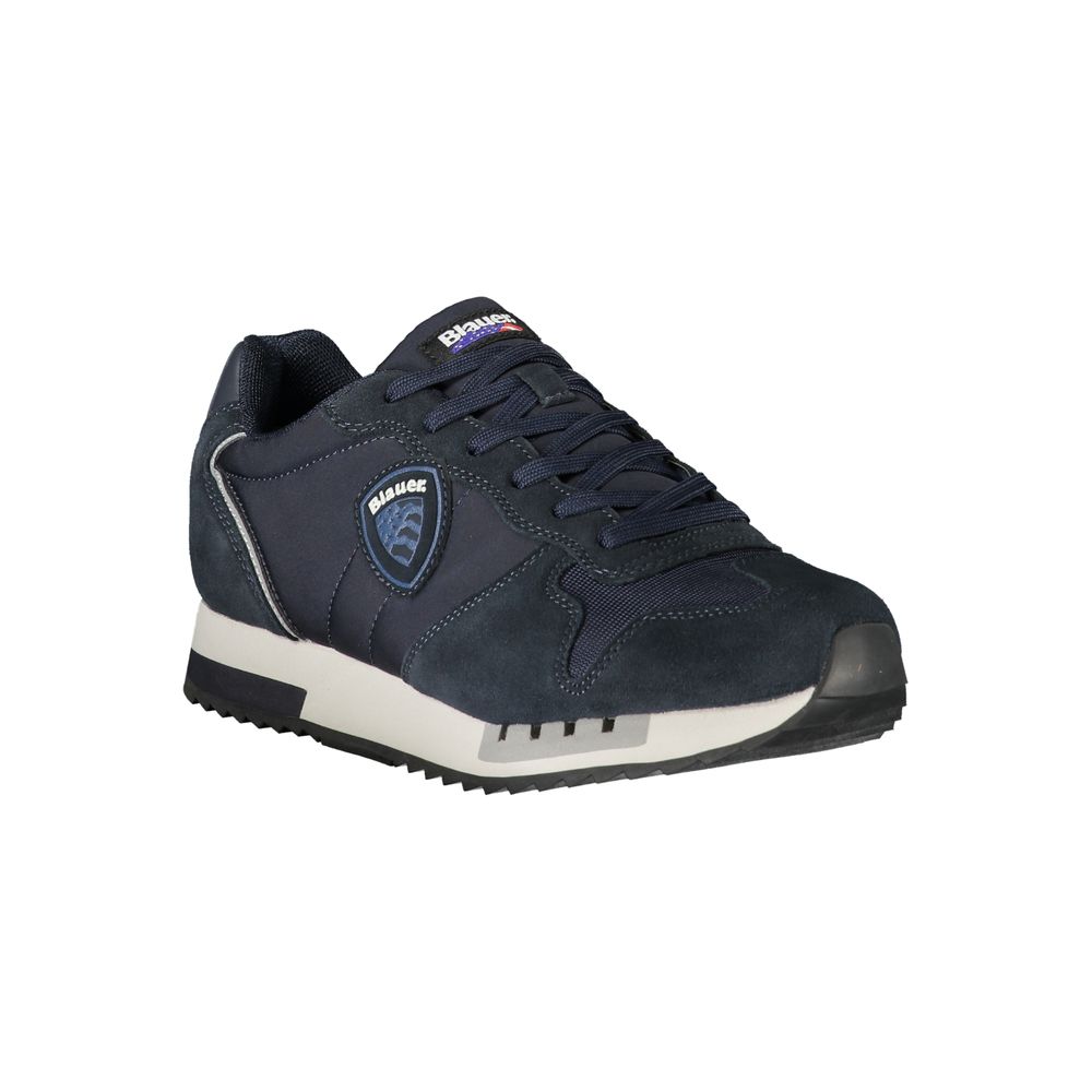 Blauer Blue Polyurethane Men Sneaker