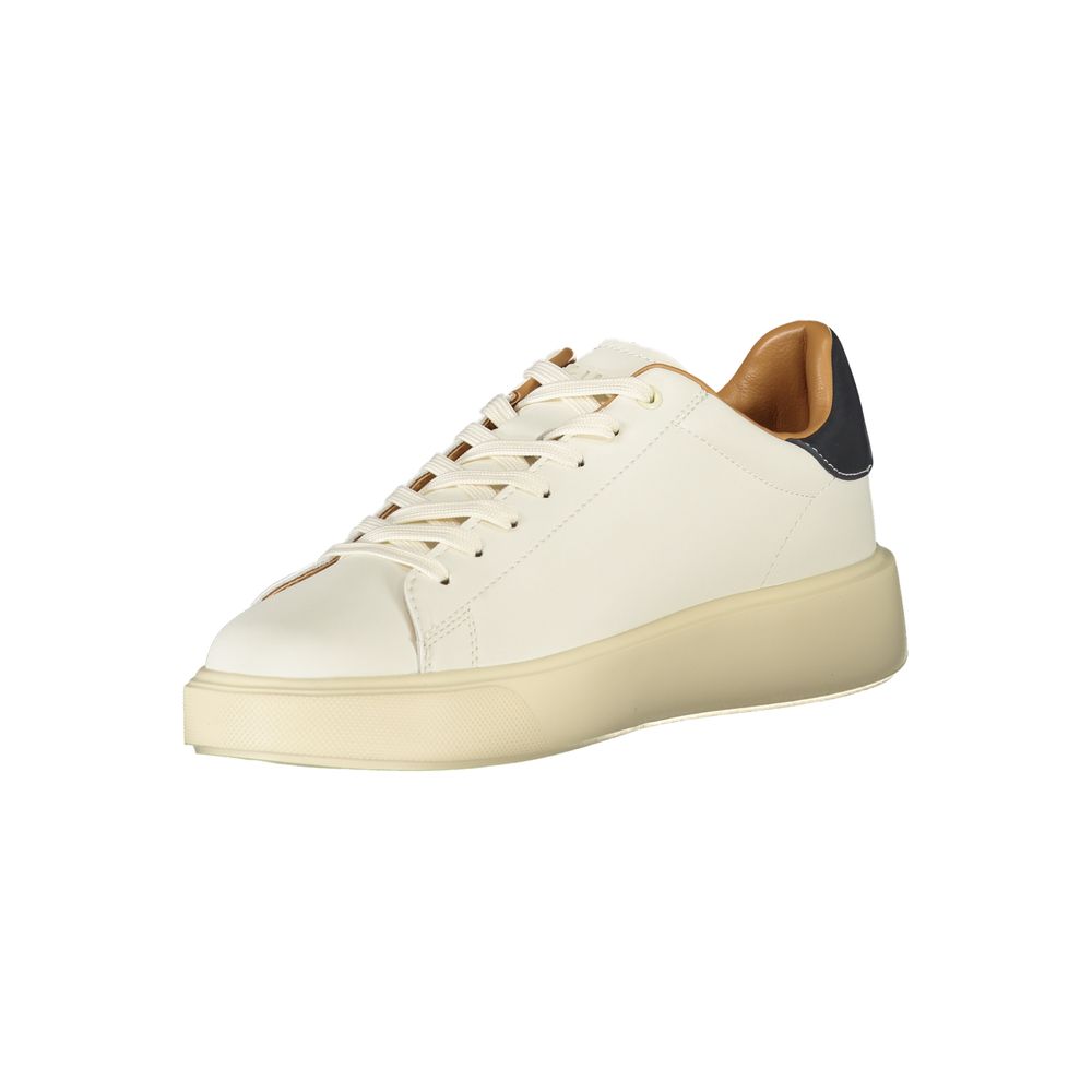 Blauer White Polyester Men Sneaker