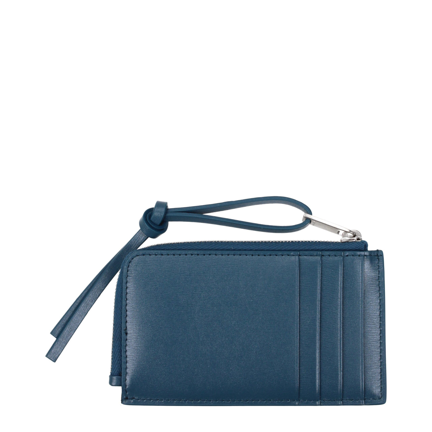 Jil Sander Blue Leather Wallet