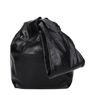 Jil Sander Black Leather Handbag
