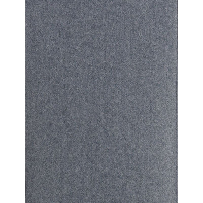 Thom Browne Gray Fleece Wool Long Skirt