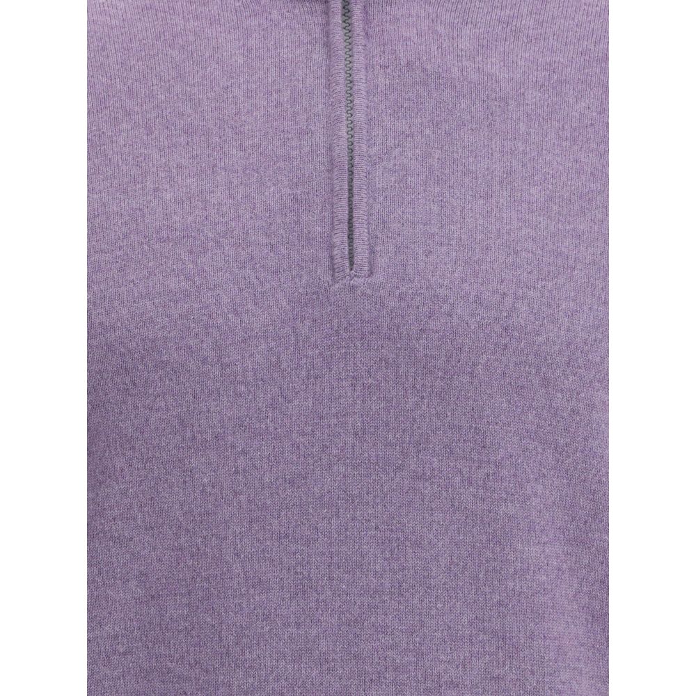 Brunello Cucinelli Purple Cashmere Cashmere Sweater