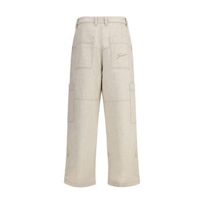 Jacquemus Beige Cotton Jeans Denim