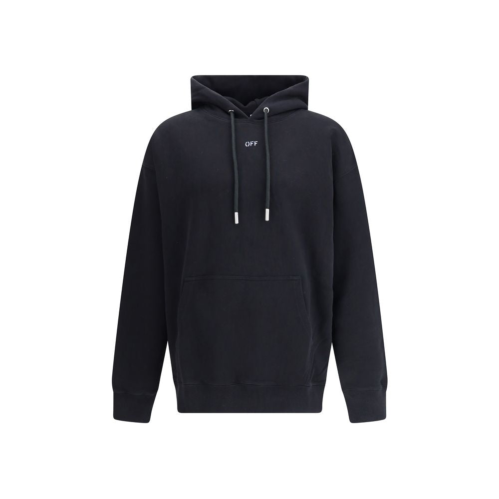 Off-White Black Cotton Sweatshirt