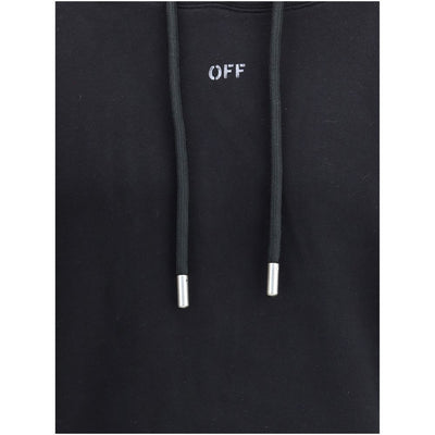 Off-White Black Cotton Sweatshirt