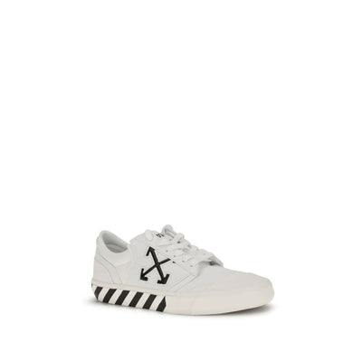Off-White White Calf Leather Bos Taurus Low Top Sneakers
