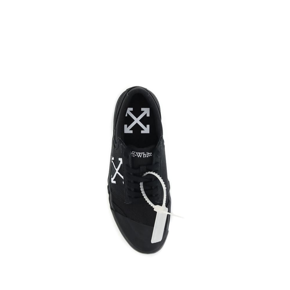 Off-White Black Calf Leather Bos Taurus Low Top Sneakers