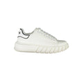 Gaelle Paris White Polyurethane Women Sneaker