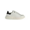 Gaelle Paris White Polyurethane Women Sneaker