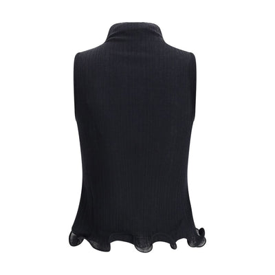 Fendi Black Wool Top