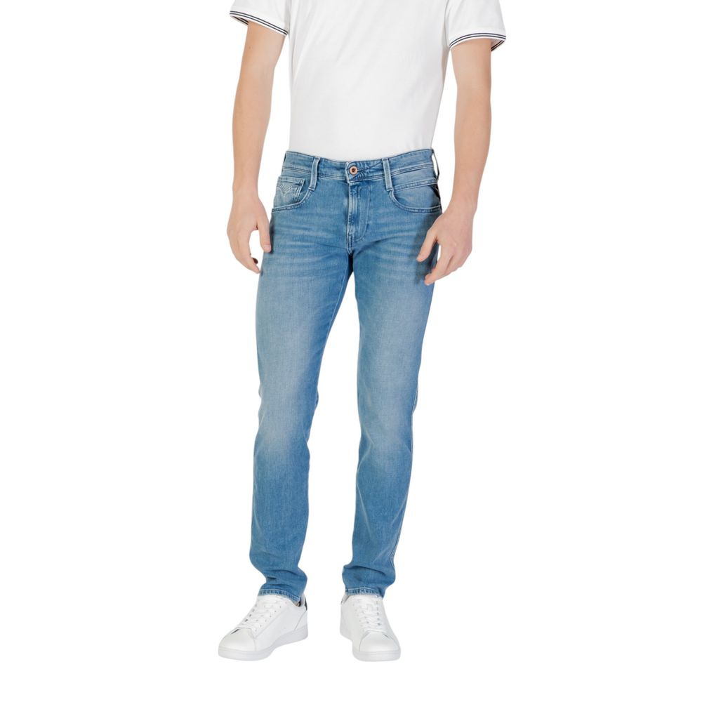 Replay Blue Cotton Skinny Jeans - BrandFit 88