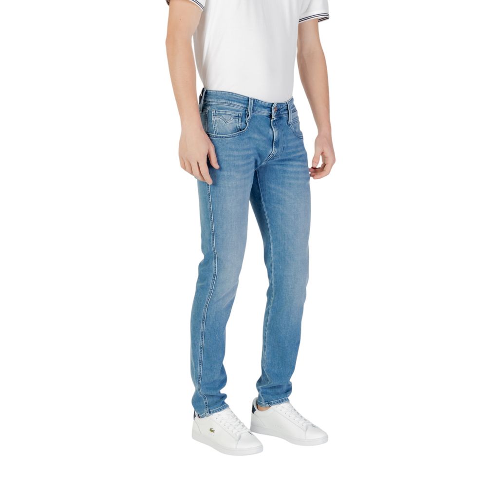 Replay Blue Cotton Skinny Jeans - BrandFit 88