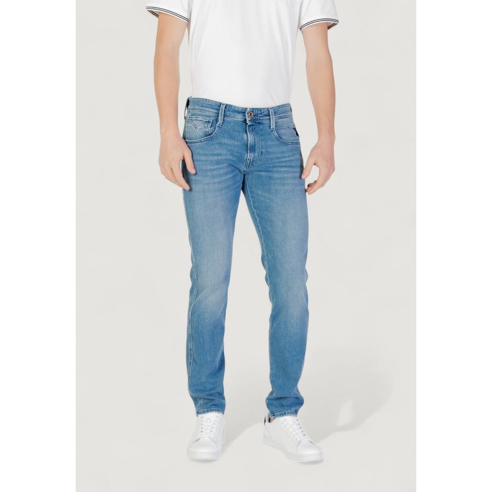 Replay Blue Cotton Skinny Jeans - BrandFit 88