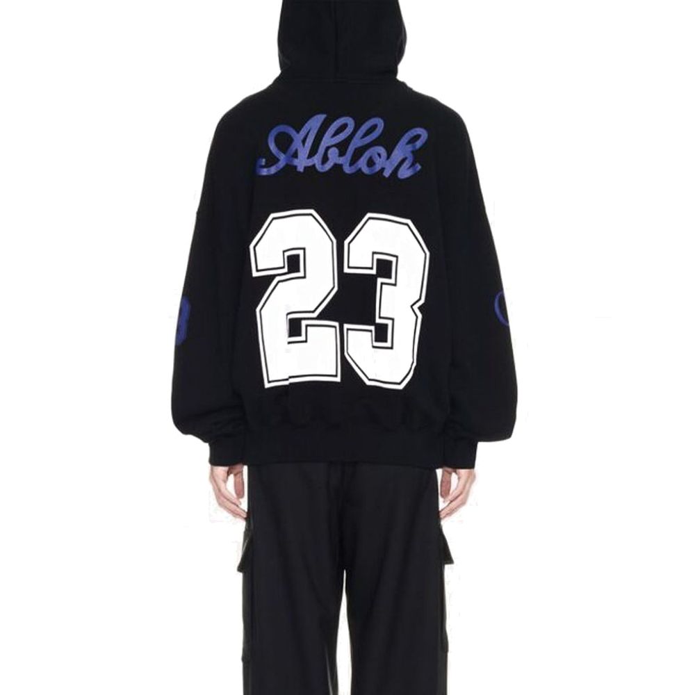 Off-White Black Cotton Sweatshirt