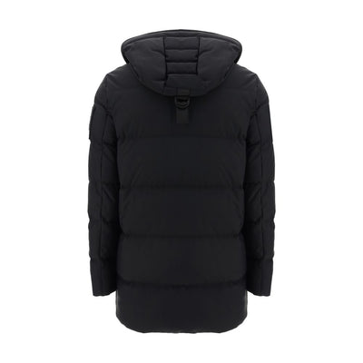 Moose Knuckles Black Nylon Parka