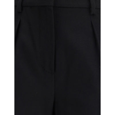 Max Mara Black Camel Hair  Casual Pants