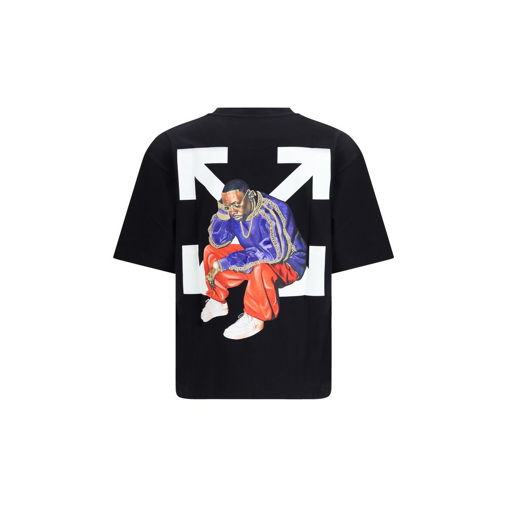 Off-White Black Cotton T-Shirt
