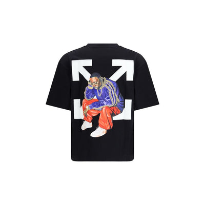 Off-White Black Cotton T-Shirt