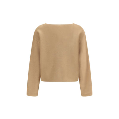 Max Mara Beige Wool Top