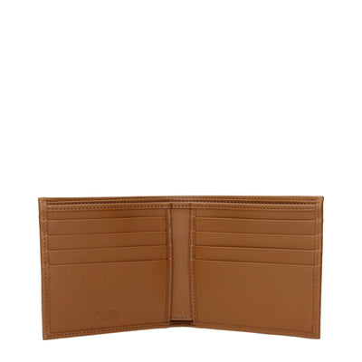 Prada Brown Fabric Wallet