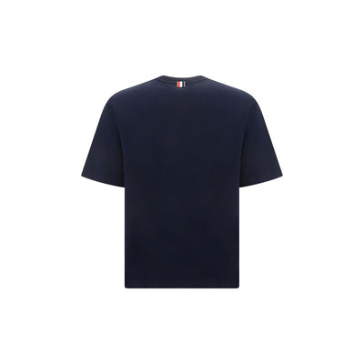 Thom Browne Blue Cotton T-Shirt