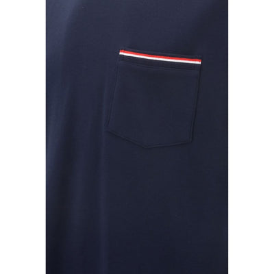 Thom Browne Blue Cotton T-Shirt