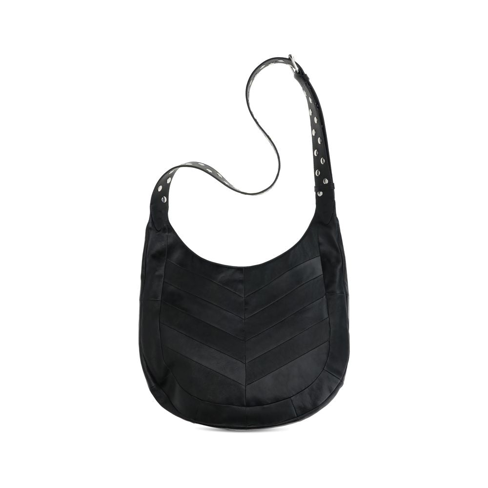 Valentino Garavani Black Leather Shoulder Bag