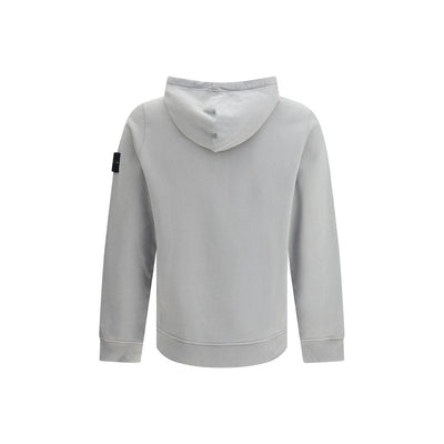 Stone Island Gray Cotton Sweatshirt