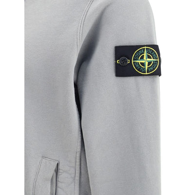 Stone Island Gray Cotton Sweatshirt