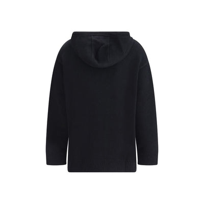 Max Mara Black Wool Hoodie